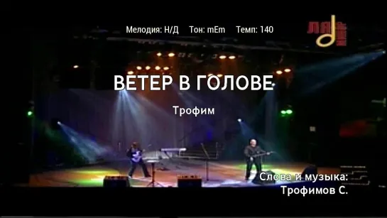 Трофим - Ветер В голове (караоке)