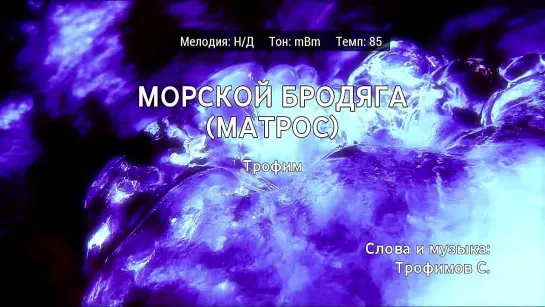 Трофим - Морской Бродяга (Матрос) (караоке)