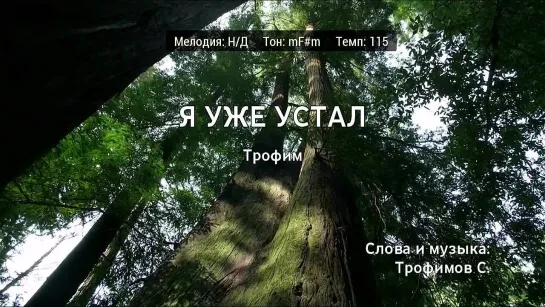 Трофим - Я Уже Устал (караоке)