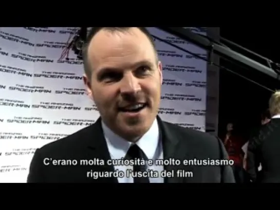 Amazing Spiderman premiere Adriano Roma