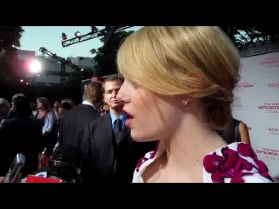 Emma Stone Interview - "The Amazing Spider-Man" Premiere