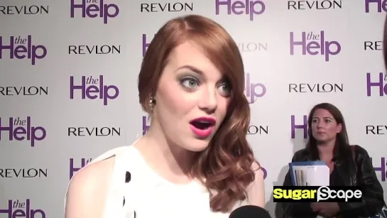 Emma Stone talks Ryan Gosling's abs at the premiere of The Help!