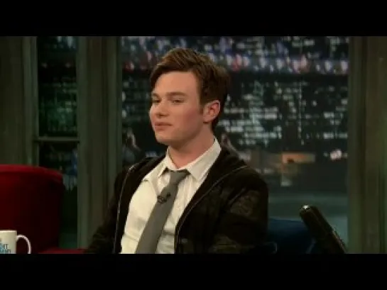 Chris Colfer on Late Night with Jimmy Fallon