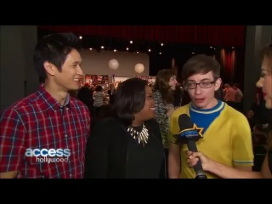 Kevin McHale, Amber Riley, and Harry Shum On 100 Episodes Of ‘Glee’