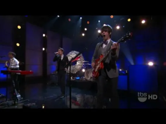 P!ATD performing “The Ballad of Mona Lisa” last night on Conan