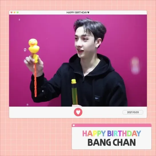 [211003] Stray Kids » V Live (@.Stray Kids) » HAPPY BANG CHAN DAY »