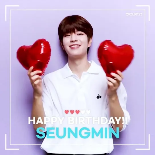 [210922] Stray Kids » V Live (@.Stray Kids) » Happy Seungmin Day »