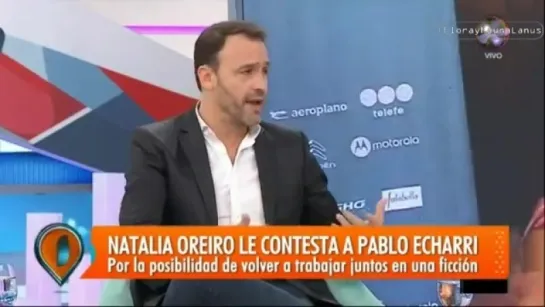 La reaccion de Natalia Oreiro tras los dichos de Pablo Echarri Intrusos