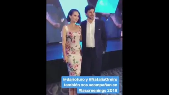 NataliaOreiro . los Angeles, en la presentación de Grisel. 18.05.2018