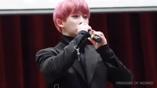 [VK][171125] MONSTA X fancam (Wonho focus) @ Bundang Fansign