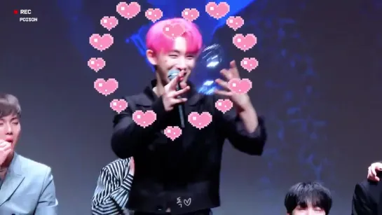 [VK][190224] MONSTA X fancam (Wonho focus) @ Yeongdeungpo Fansign