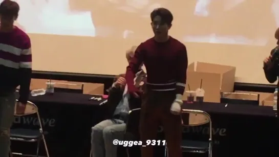 [VK][181118] MONSTA X fancam (Wonho focus) @ Bundang Fansign