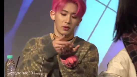 [VK][190222] MONSTA X fancam (Wonho focus) @ Yoido Fansign