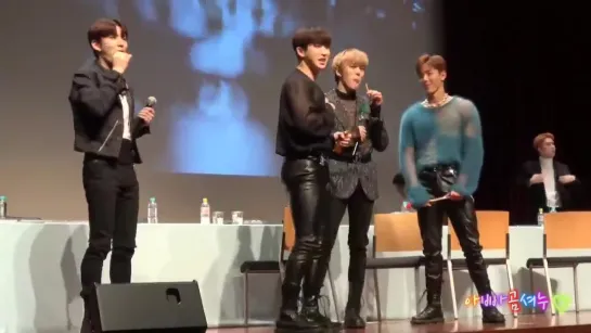 [VK][181125] MONSTA X fancam @ Apgujeong Fansign