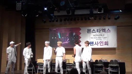 [VK][160612] MONSTA X fancam @ Dong Seoul Art Hall Fansign