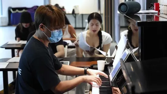 Musical "Ghost" - rehearsal. China, 05.10.2021