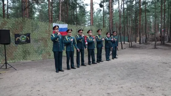 Ансамбль песни и пляски ЦВО выступил с концертом перед военнослужащими мотострелкового подразделения – участников спецоперации