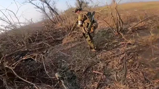 Боевая работа штурмового отряда Новороссийского соединения ВДВ на Запорожском направлении