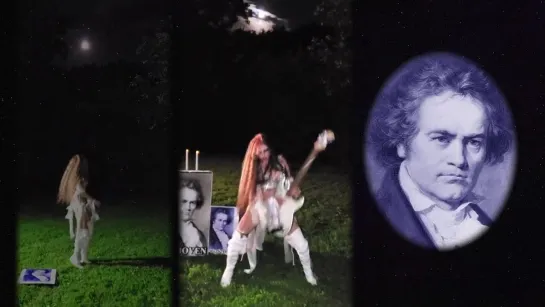 The Great Kat - Beethoven's Moonlight Mosh (Official Music Video) ᴴᴰ.