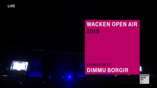 DIMMU BORGIR - Live At Wacken Open Air (Full Concert) August 3, 2018 (74') ᴴᴰ.