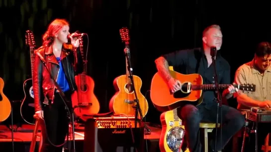 James Hetfield, Cali Hetfield, Joe Satriani And Tommy Lee - I Put A Spell On You (Acoustic) San Francisco, CA, May 15, 2016.