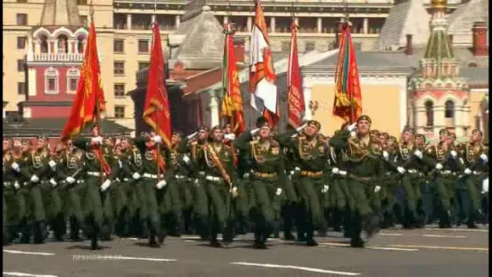 Москва. Красная площадь. 2016. Военный парад, посвященный 71-й годовщине Победы в Великой Отечественной войне 1941-1945 годов