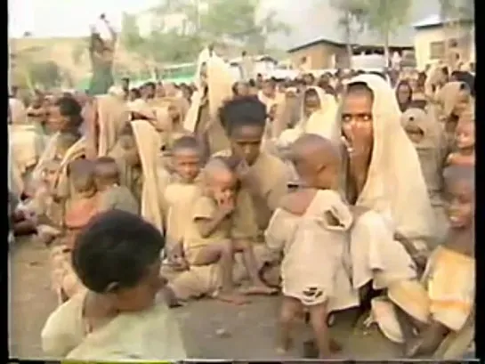 ITV with H. Jones, P. Collins & Sting. Report in Ethiopia