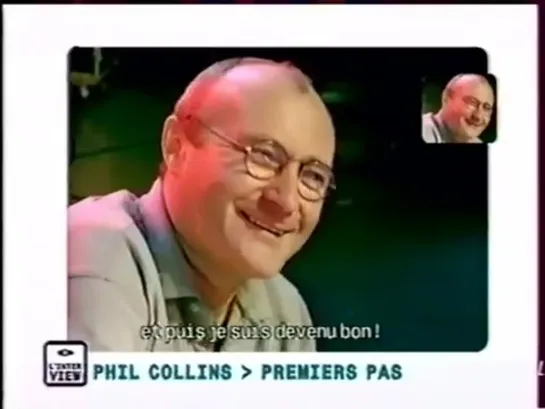 Phil Collins Interview behind drums - 1998 M6 Music - English Version - French S