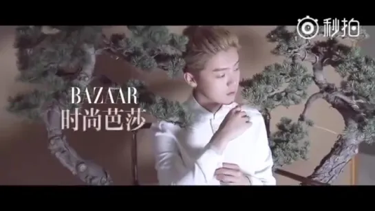 170519 Luhan @ Harper's Bazaar 《时尚芭莎》 Photoshoot Behind the Scenes