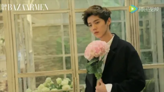 160701 EHE X Harpers Bazaar Men《芭莎男士》 Photoshoot Behind the Scenes - Luhan