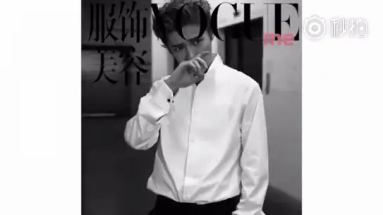 160319 #Luhan @ Vogue Me Photoshoot Behind the Scenes 15s