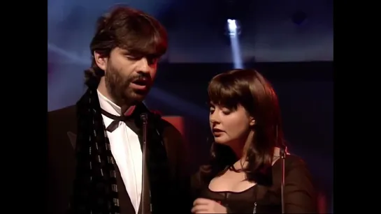 Andrea Bocelli & Sarah Brightman - Time To Say Goodbye (Con Te Partiro)(BBC Top Pops) 1997 ᴴᴰ.