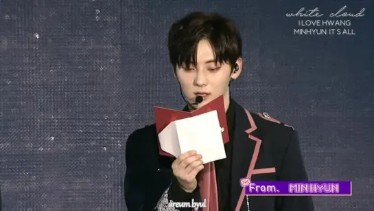 {rus sub} minhyun’s letters to wannable and wanna one - fancon dvd