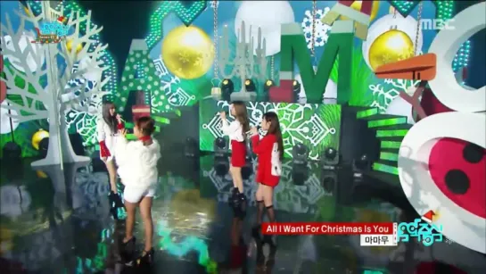 [VIDEO][HOT] MAMAMOO - All I Want For Christmas Is You @Show!Music core 20161224