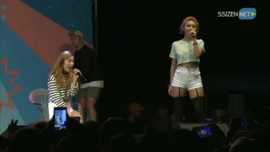 150930 MAMAMOO — Love lane @  Ssuper Festival