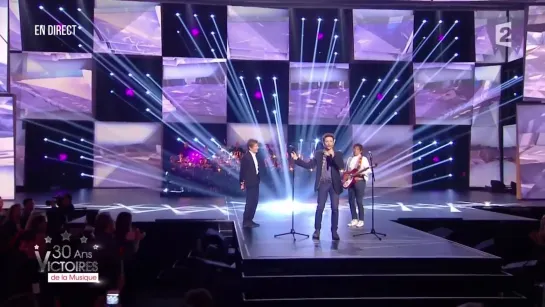 A. Souchon, L. Voulzy, J. Doré, Raphaël et Brigitte – « Rockollection » Victoires de la Musique 2015