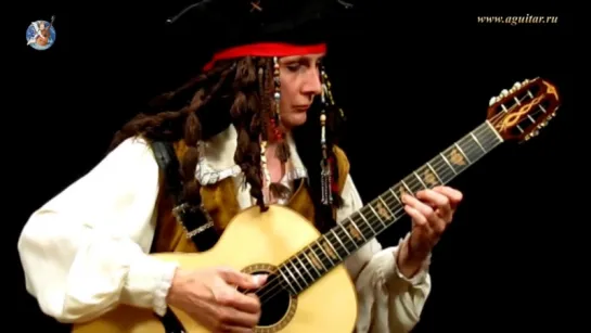 Pirates Of The Caribbean on guitar. Пираты Карибского моря на гитаре (2)