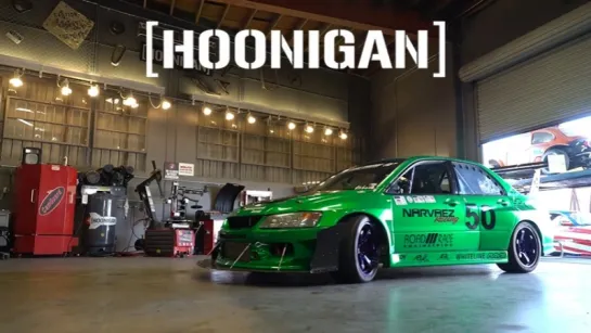 Hoonigan. Перерождение Evo VIII. От "Халк, крушить", до "Халк, валить" [BMIRussian]