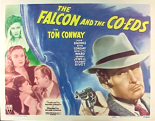 The Falcon and the Co-eds (1943) -720p- Tom Conway, Jean Brooks, Rita Corday