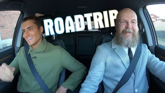 Alexander Bard & Samir Badran på roadtrip