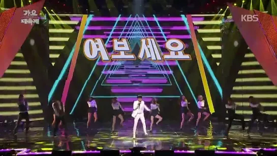 [PERF] 26.12.14 Lim Changjung ft. Yura - Open The Door & Dancing @ KBS Gayo Daechukje