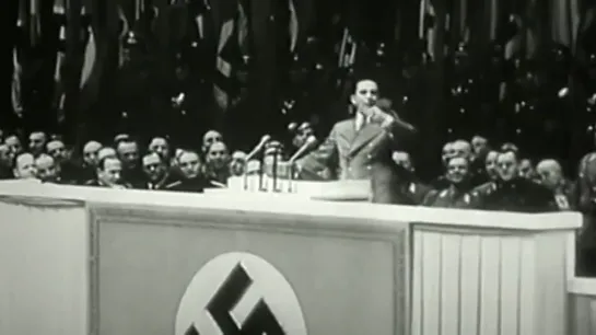 1943 г. Goebbels fordert den “Totalen Krieg“ (речь Геббельса о "тотальной войне")