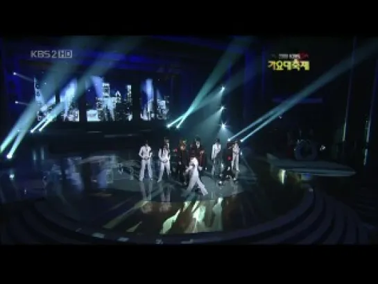 Super Junior feat. SHINee & SNSD - Smooth Criminal [remake Michael Jackosn] on KBS2 Gayo Daejun 30 December 2009