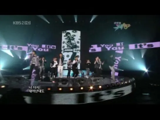 Super Junior - It`s You & No.1 on Music Bank 22 May 2009