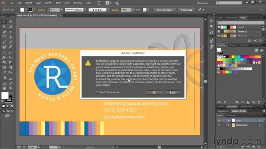 15.9 Компоновка изображения для коммерческои печати. Уроки Adobe Illustrator