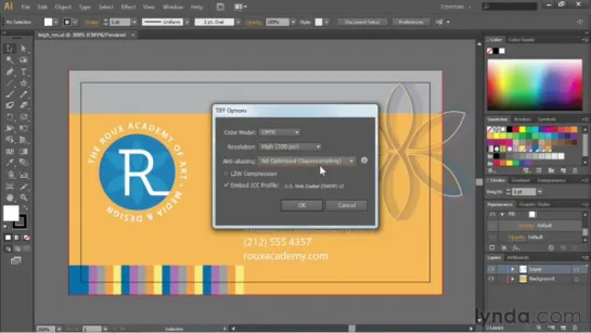 15.7 Создание растровых изображении в высоком разрешении. Уроки Adobe Illustrator