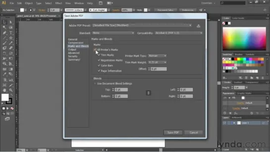 15.5 Создание PDF фаилов. Уроки Adobe Illustrator