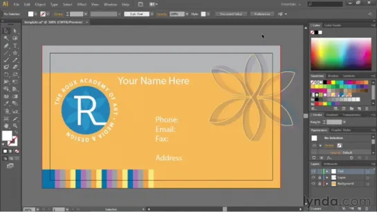 15.4 Сохранение шаблонов. Уроки Adobe Illustrator