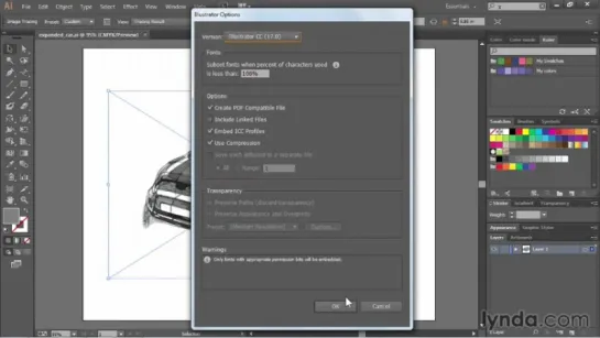 12.8 Преобразование пикселеи в пути. Уроки Adobe Illustrator