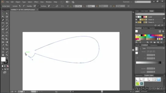 8.3 Рисование простых кривых. Уроки Adobe Illustrator